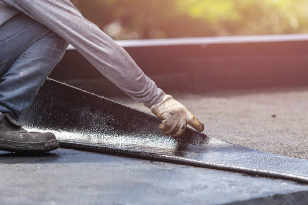 Professional Waterproofing technician working in Lenni, PA